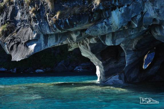 A Capela de Mármore, nolago General Carrera, região de Puerto Rio Tranquilo, na Carretera Austral, sul do Chile